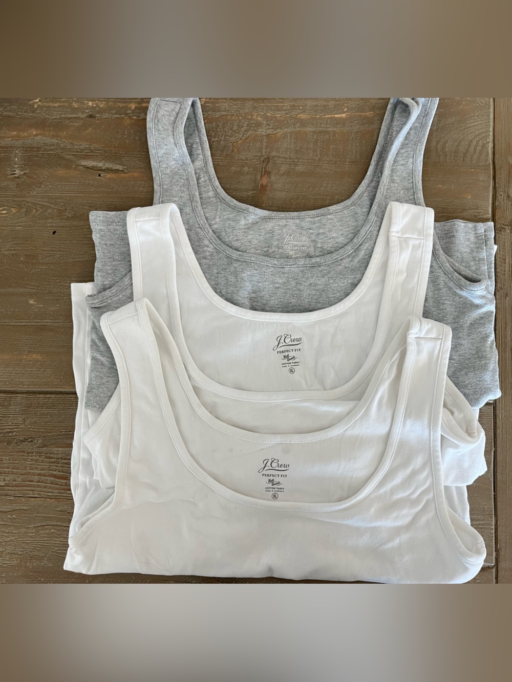 JCrew Bundle of 3 Women's Tank w/Shelf Bra